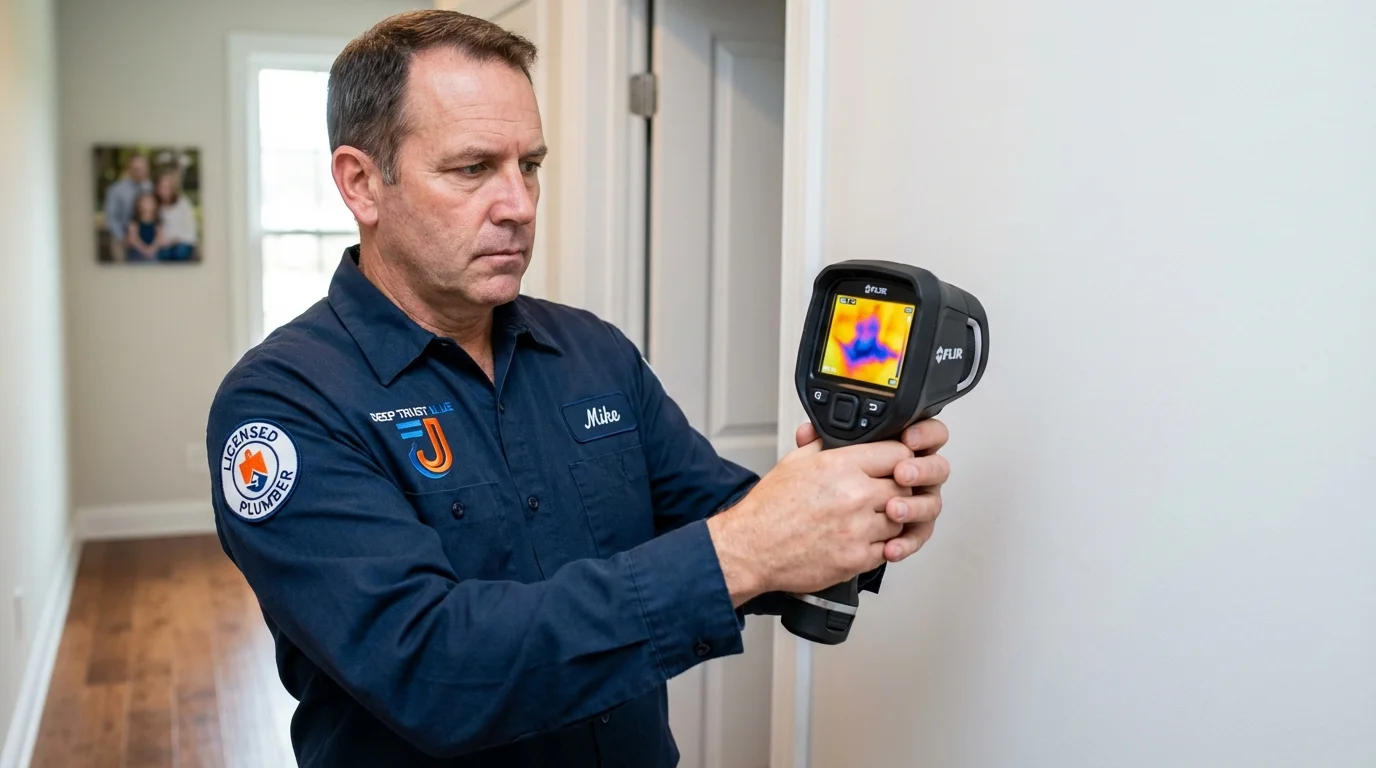 Thermal imaging leak detection by Johns Plumbing LLC in Buda